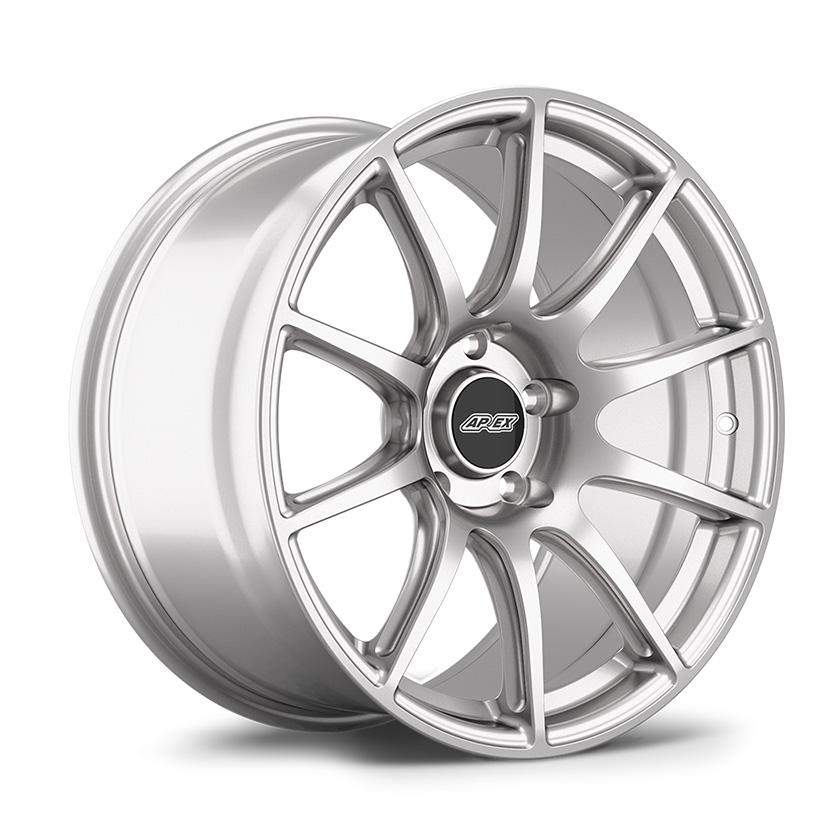 Apex SM-10 Alloy Wheel 18x8.5 ET43 5x112mm Race Silver 57.1mm CB