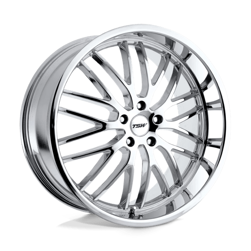 TSW SNETTERTON Alloy Wheel 19x8 ET45 5x112 Chrome 72.1mm CB