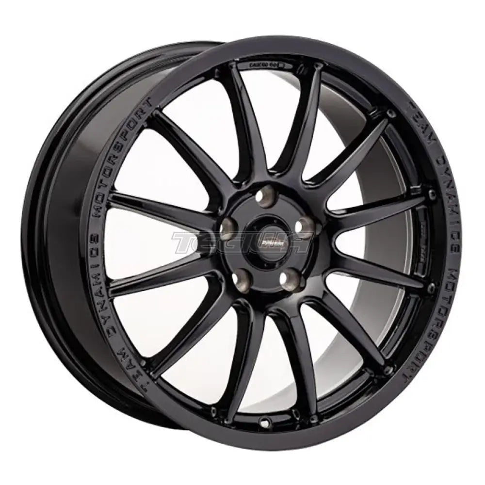 Team Dynamics Pro Race 1.2 Alloy Wheel 18x8 ET40 5x110 Gloss Black 73mm CB