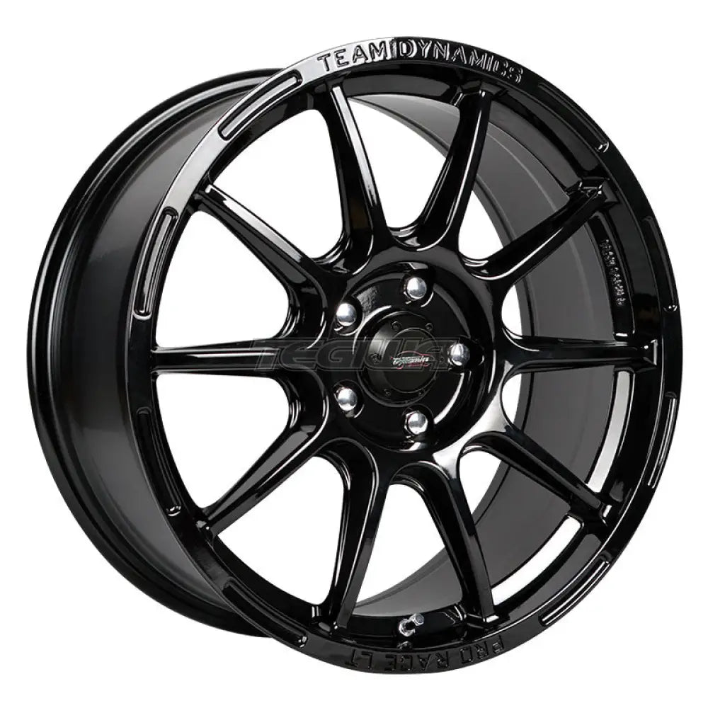 Team Dynamics Pro Race LT Alloy Wheel 17x7 ET38 4x114 Gloss Black 73mm CB