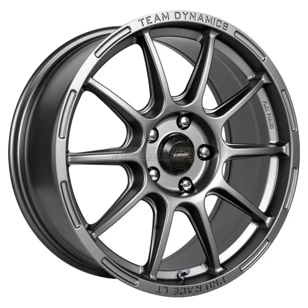 Team Dynamics Pro Race LT Alloy Wheel 18x8 ET35 5x120 Matt Gunmetal 72mm CB
