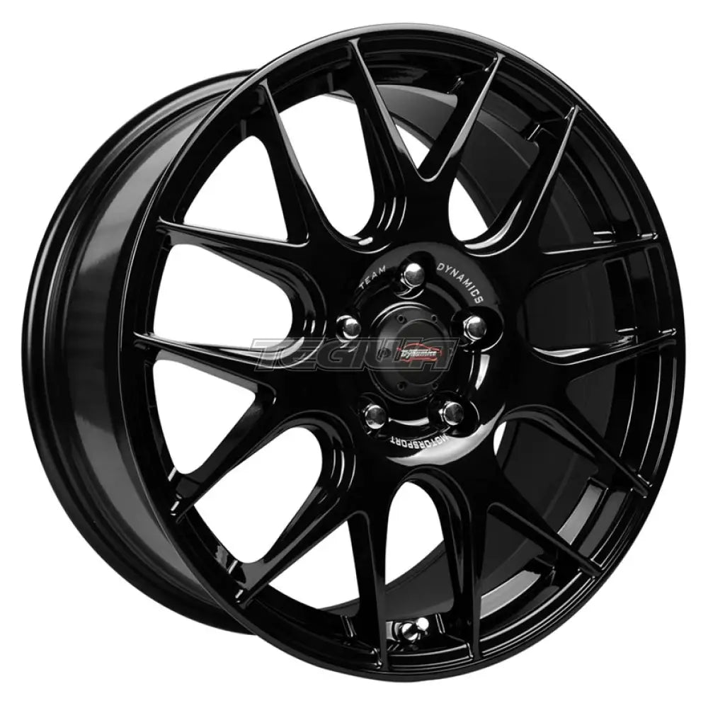 Team Dynamics Pro Y Spoke Alloy Wheel 18x8 ET42 5x112 Gloss Black 73mm CB
