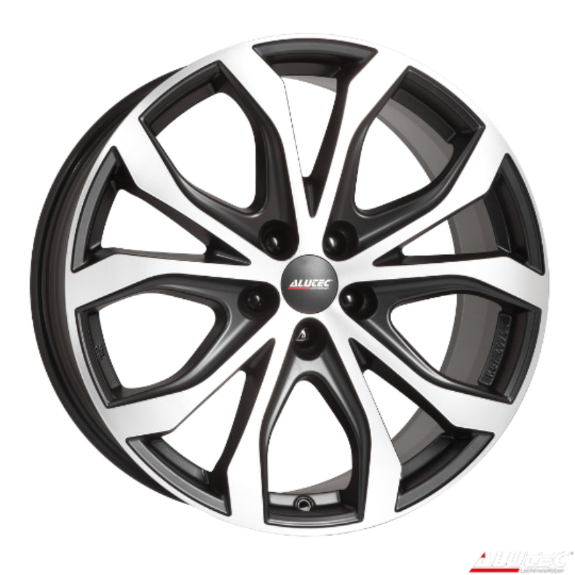 ALUTEC W10X Alloy Wheel 19x8.5 ET45 5x120 Racing Black Polished 65.1mm CB