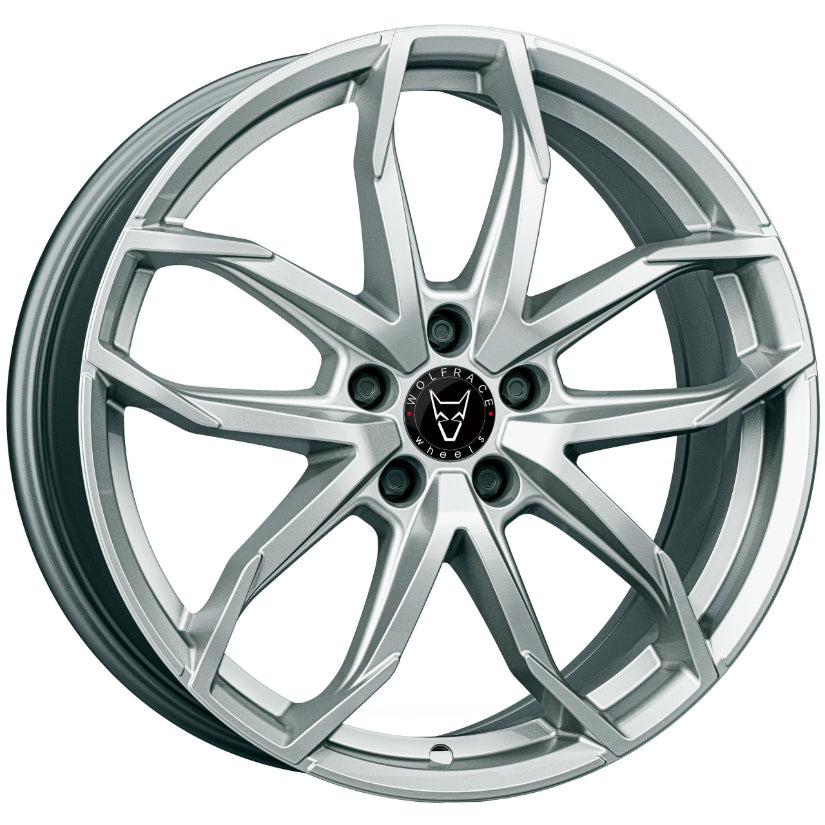 Wolfrace Eurosport TUV Lucca Alloy Wheel 16x6.5 ET40 4x100 Polar Sillver 63.3mm CB