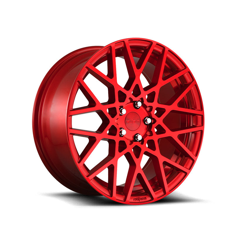 Rotiform BLQ Alloy Wheel 19x8.5 ET45 5x112 Candy Red 66.56mm CB