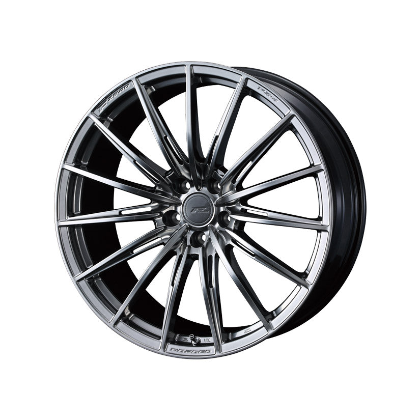 F Zero FZ-4 Alloy Wheel 18x7.5 5x114.3 ET48 Diamond Black 73mm CB