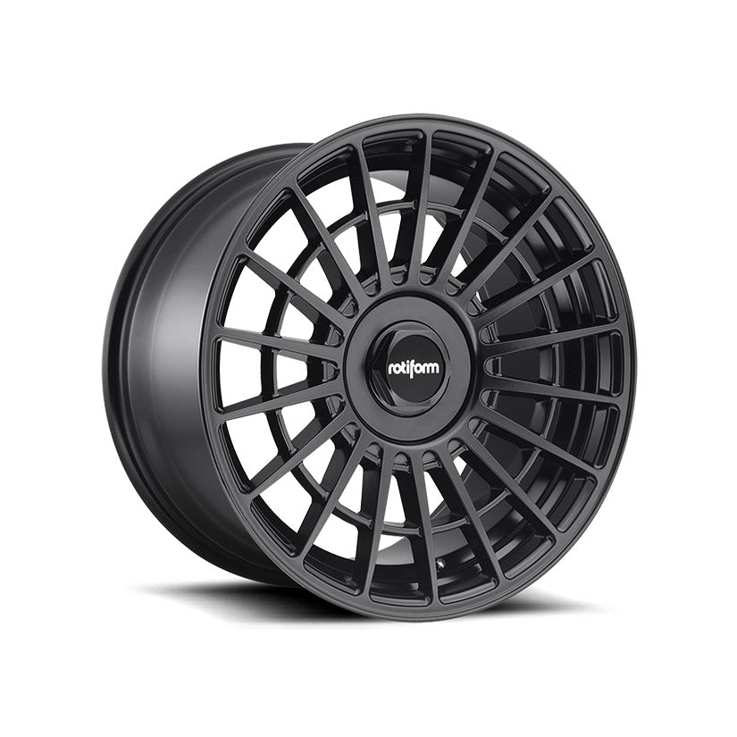 Rotiform LAS-R Alloy Wheel 17x8 ET30 5x114.3~5x100 Matte Black 70.1mm CB
