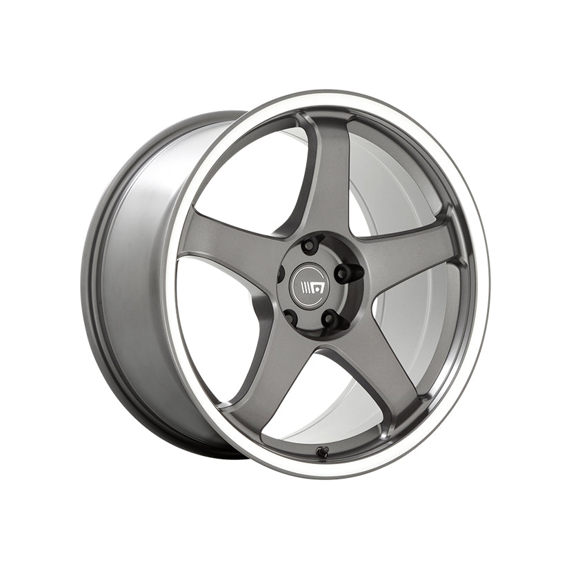 Motegi MR151 Alloy Wheel 19x9.5 ET15 5x114 Gunmetal With Machined Lip 72.56mm CB